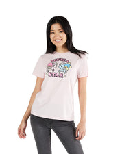TKDK tokidoki You're a STAR Little Twin Stars Pink Tee Kawaii Gifts