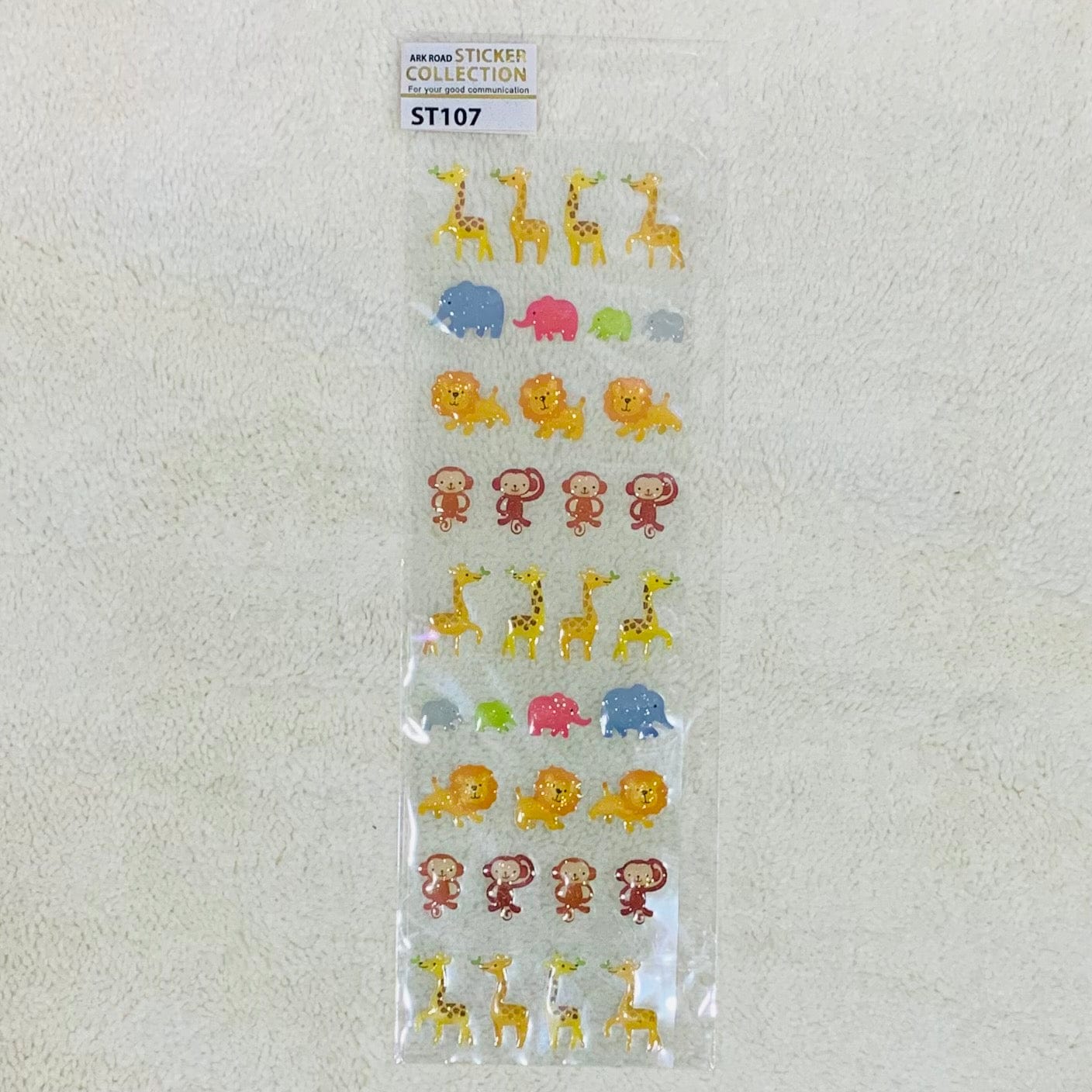 Toyolink Ark Road Happy Zoo Animal Stickers Kawaii Gifts 4981327501073