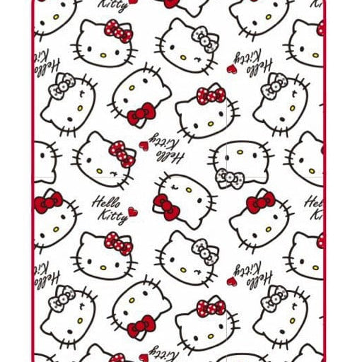 Weactive Hello Kitty 55" by 39" Fleece Blanket Kawaii Gifts 840805144543