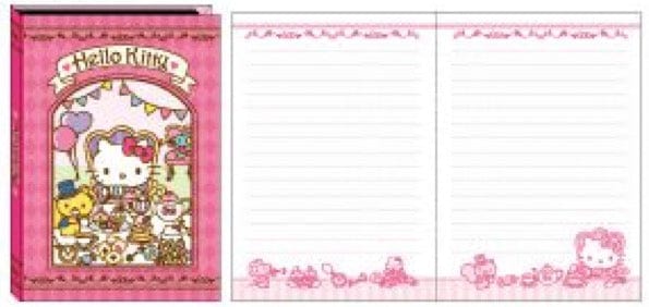 Weactive Hello Kitty Apple Forest and Tea Party Memo Pink Kawaii Gifts