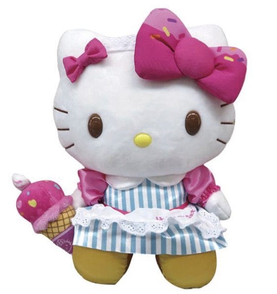 Hello Kitty 10" Ice Cream Maid Cafe Plush Kawaii Gifts Hello Kitty 10" Ice Cream Maid Cafe Plush Kawaii Gifts