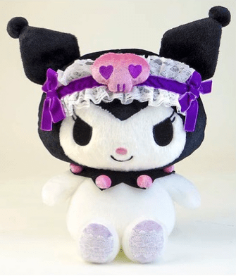 Weactive Lace Lolita Kuromi 10" Plush Kawaii Gifts 840805140347