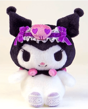 Weactive Lace Lolita Kuromi 7.5" Plush Kawaii Gifts 840805140361
