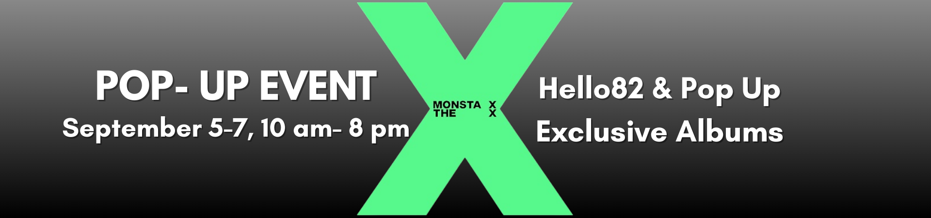 Monsta-X Hello82 Pop-up
