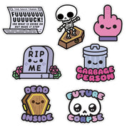 100% Soft Dumpster Fire Stickers (4 to choose from) Bad Vibes Pack Kawaii Gifts