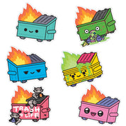 100% Soft Dumpster Fire Stickers (4 to choose from) Dumpster Fire Pack Kawaii Gifts