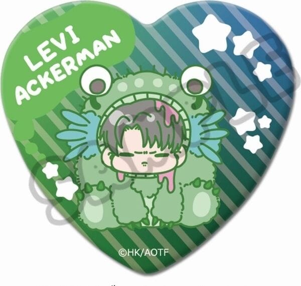 March Monster Attack On Titan Mochocho Monster Heart Can Badge Levi Kawaii Gifts 4582721686832