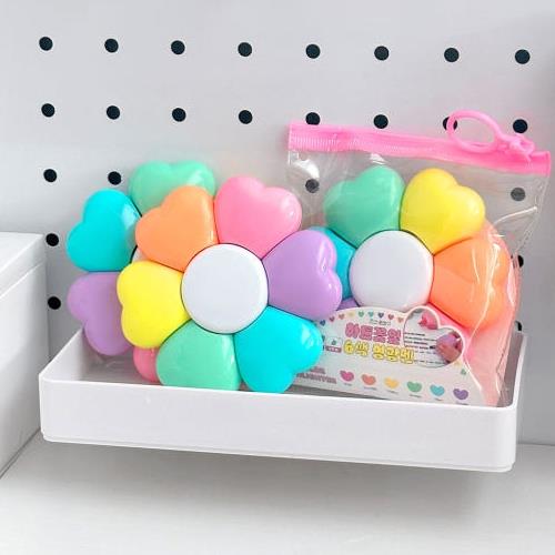 Heart Flower 6-Color Highlighter