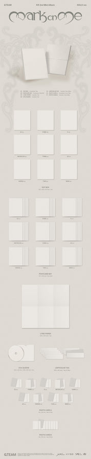 [82event Exclusive] &TEAM - KR 2nd Mini Album 'Mark On Me' Solo (Compact) Ver. [TWO PER PERSON]