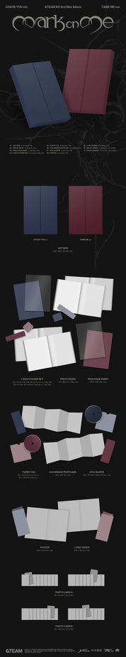 [hello82 Exclusive] &TEAM - KR 2nd Mini Album 'Mark On Me' Photobook Ver. [ONE PER VER PER PERSON]