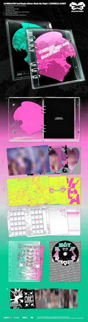 [hello82 Exclusive] LE SSERAFIM - 2nd Single Album 'Made My Night' (Chemical Night Ver.) [ONE PER PERSON]
