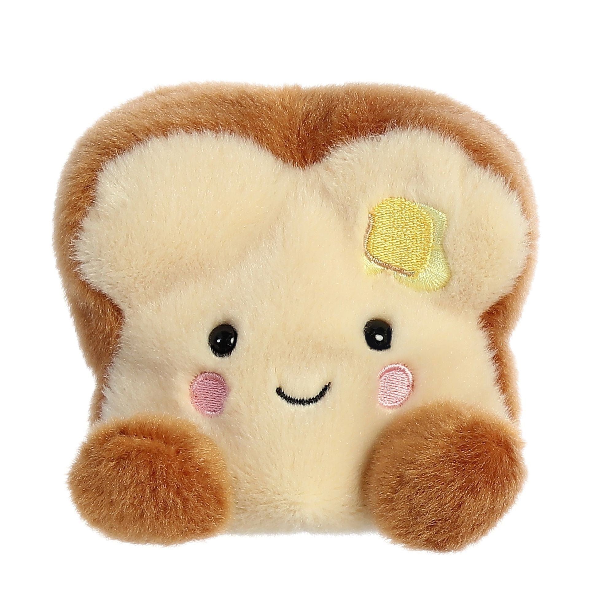 Aurora Buttery Toast Palm Pal 5" Plush Kawaii Gifts 092943335745