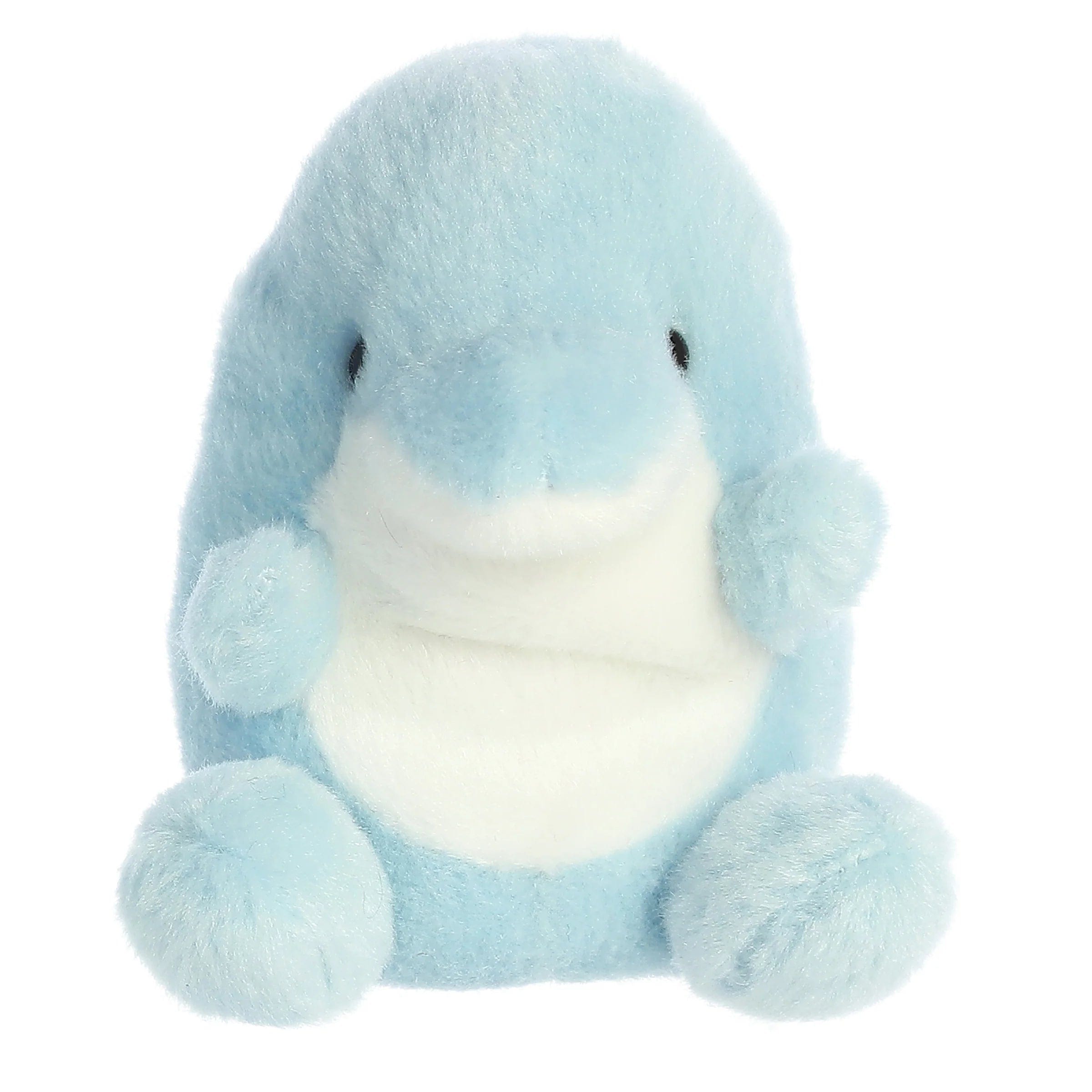 Aurora Clicks Dolphin Palm Pal 5" Plush Kawaii Gifts 092943336841