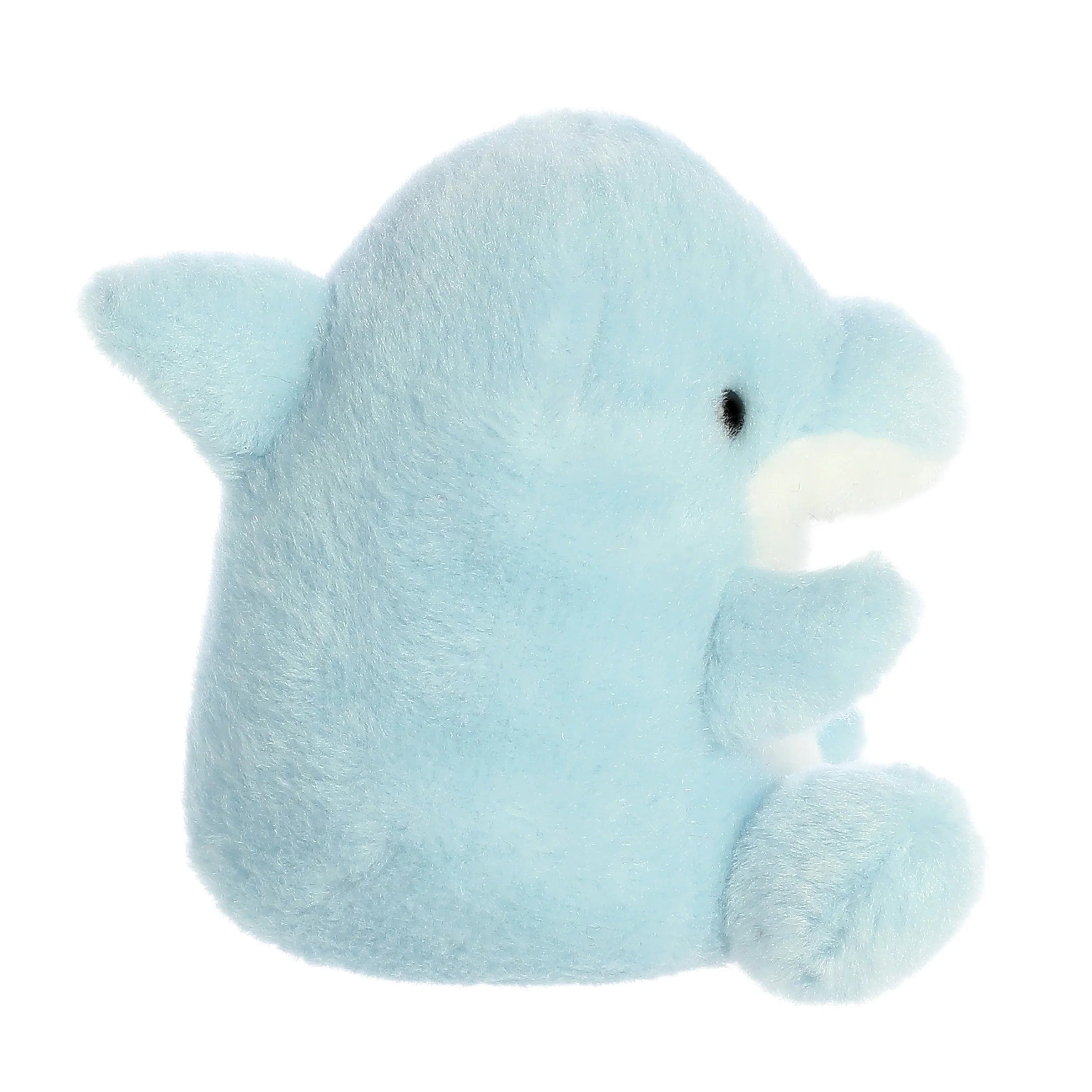 Aurora Clicks Dolphin Palm Pal 5" Plush Kawaii Gifts 092943336841