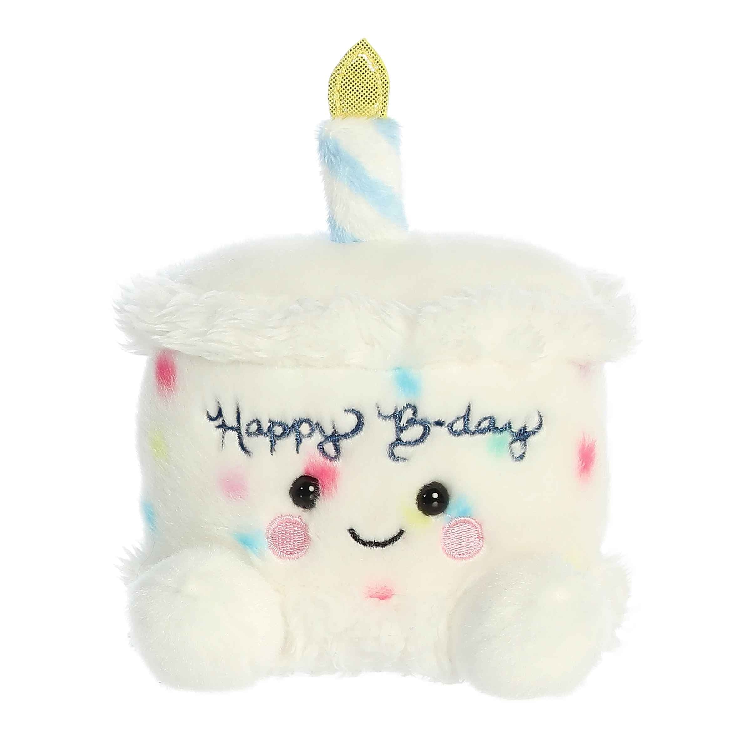 Aurora Happy B'Day Palm Pal 5" Plush Kawaii Gifts 001143339026