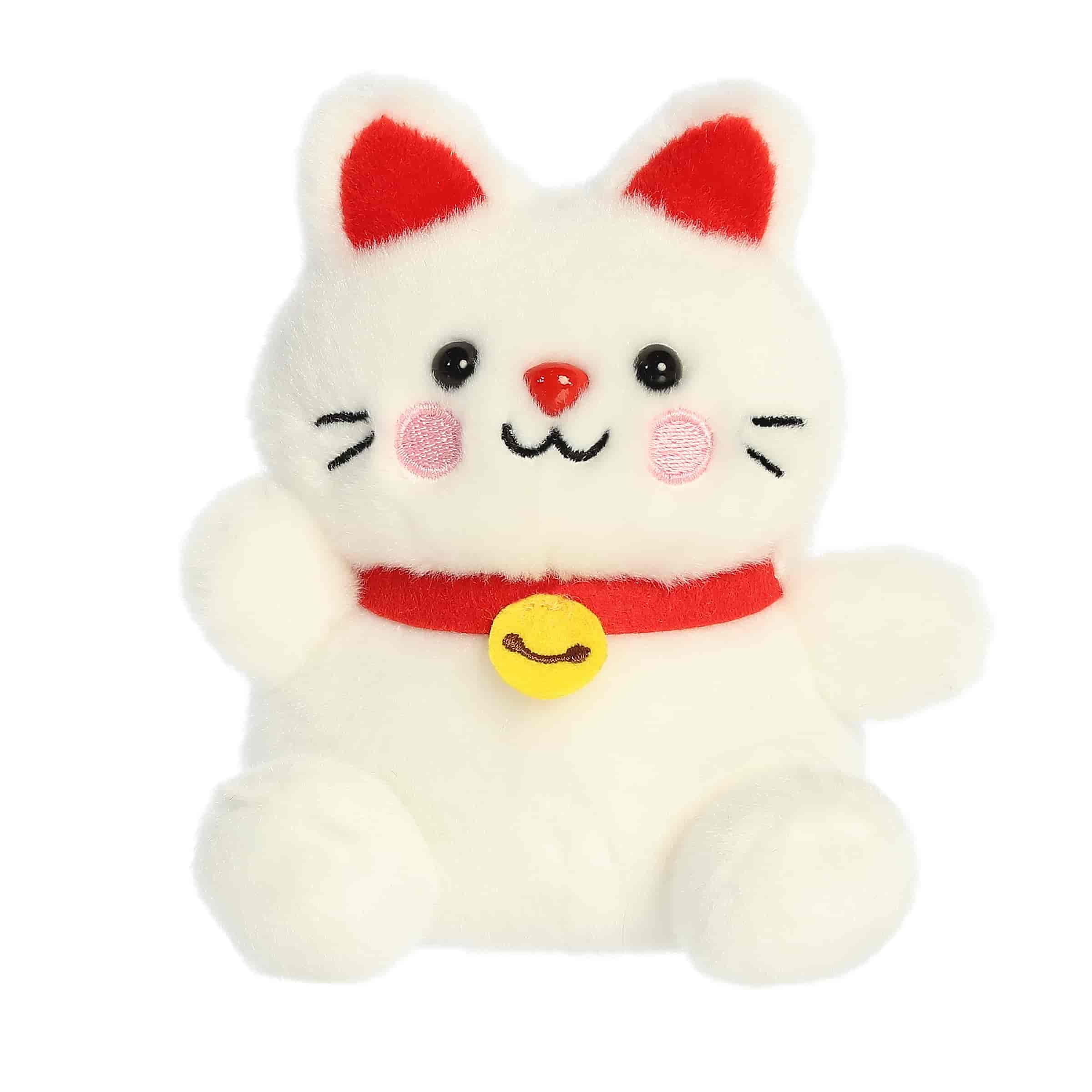 Aurora Kota Lucky Cat Maneki Neko Palm Pals Plushies 5" Original Palm Pal Kawaii Gifts 092943341708