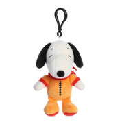 Aurora Peanuts Astronaut Snoopy 5" Clip-On Plush Keychain Kawaii Gifts