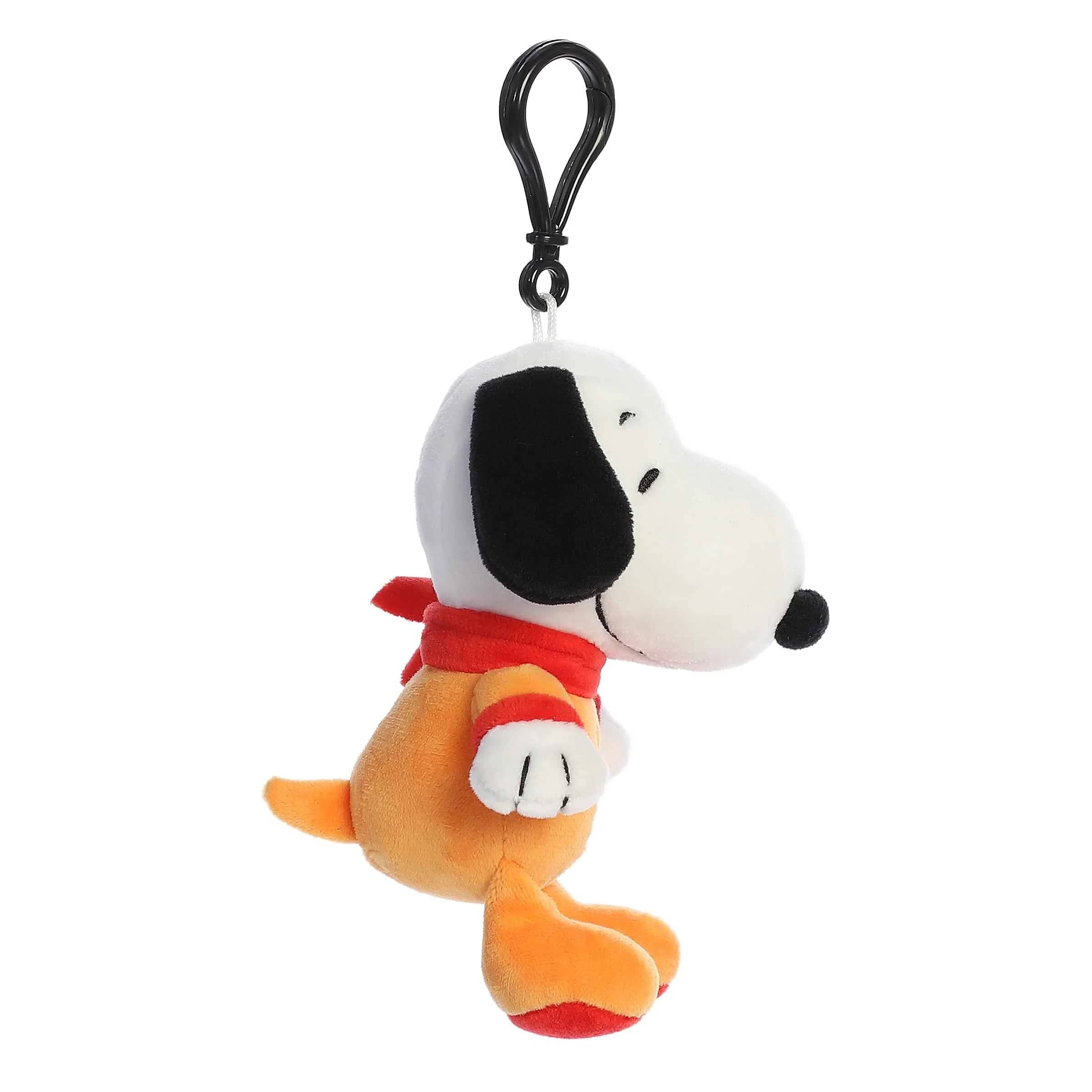 Aurora Peanuts Astronaut Snoopy 5" Clip-On Plush Keychain Kawaii Gifts