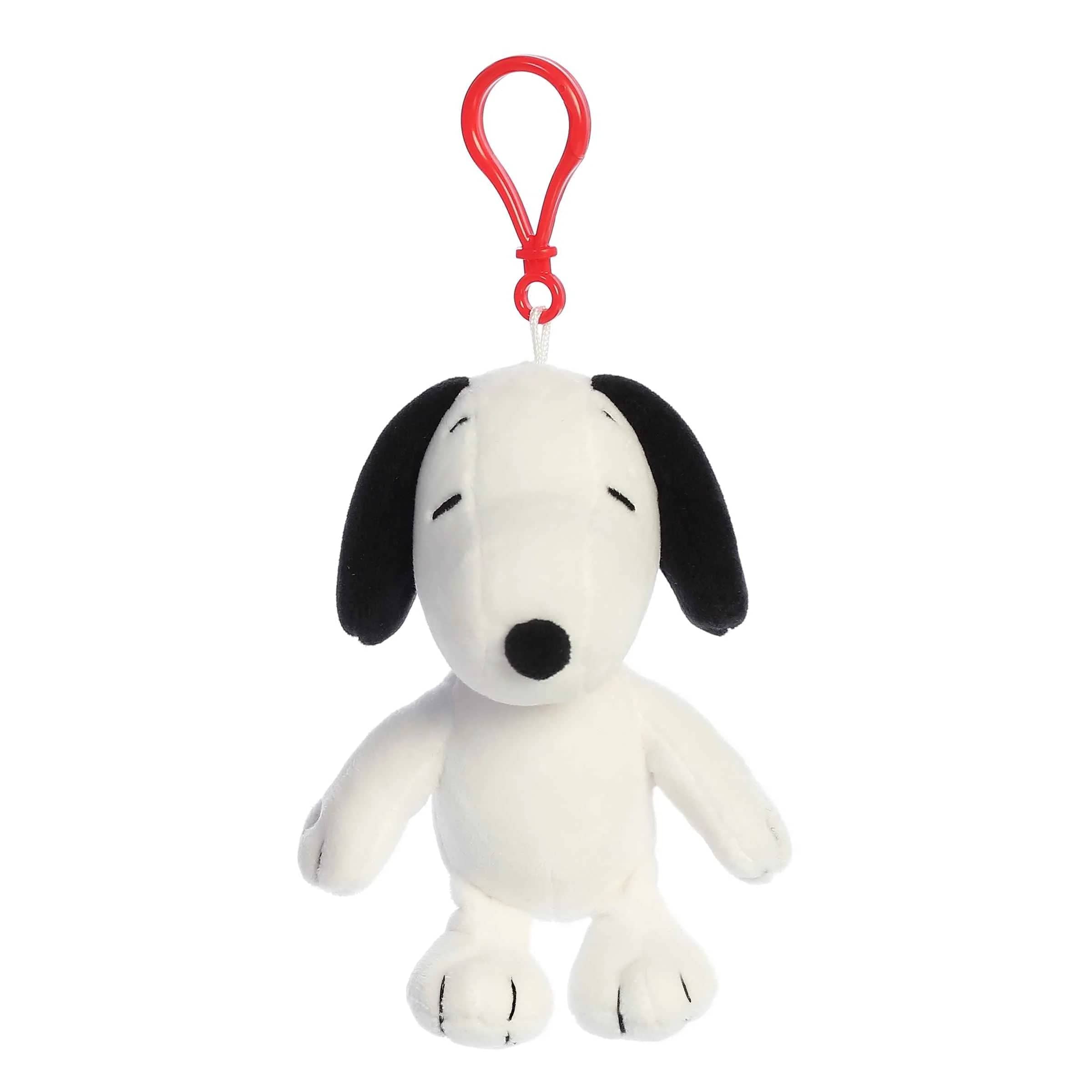 Aurora Peanuts Snoopy 5" Clip-On Plush Keychain Kawaii Gifts