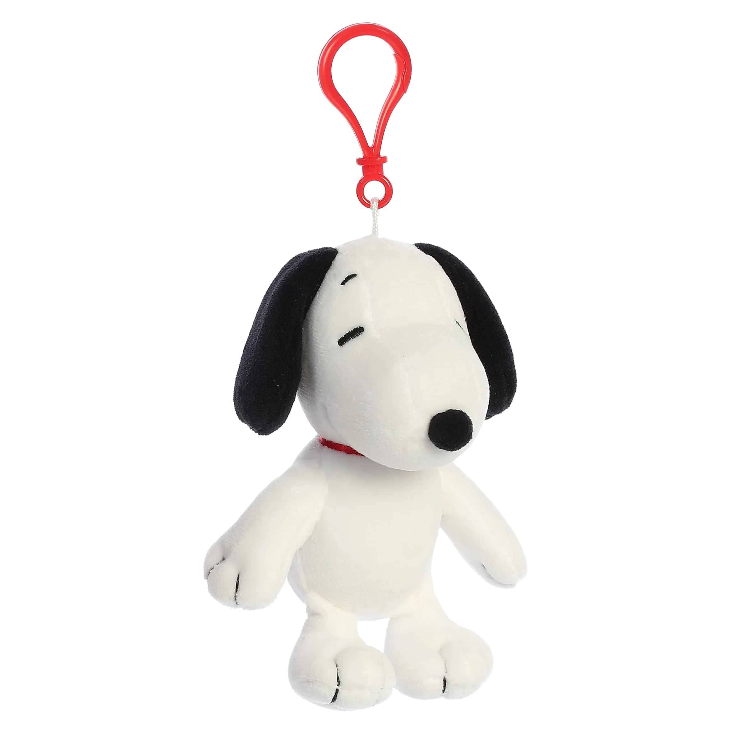 Aurora Peanuts Snoopy 5" Clip-On Plush Keychain Kawaii Gifts