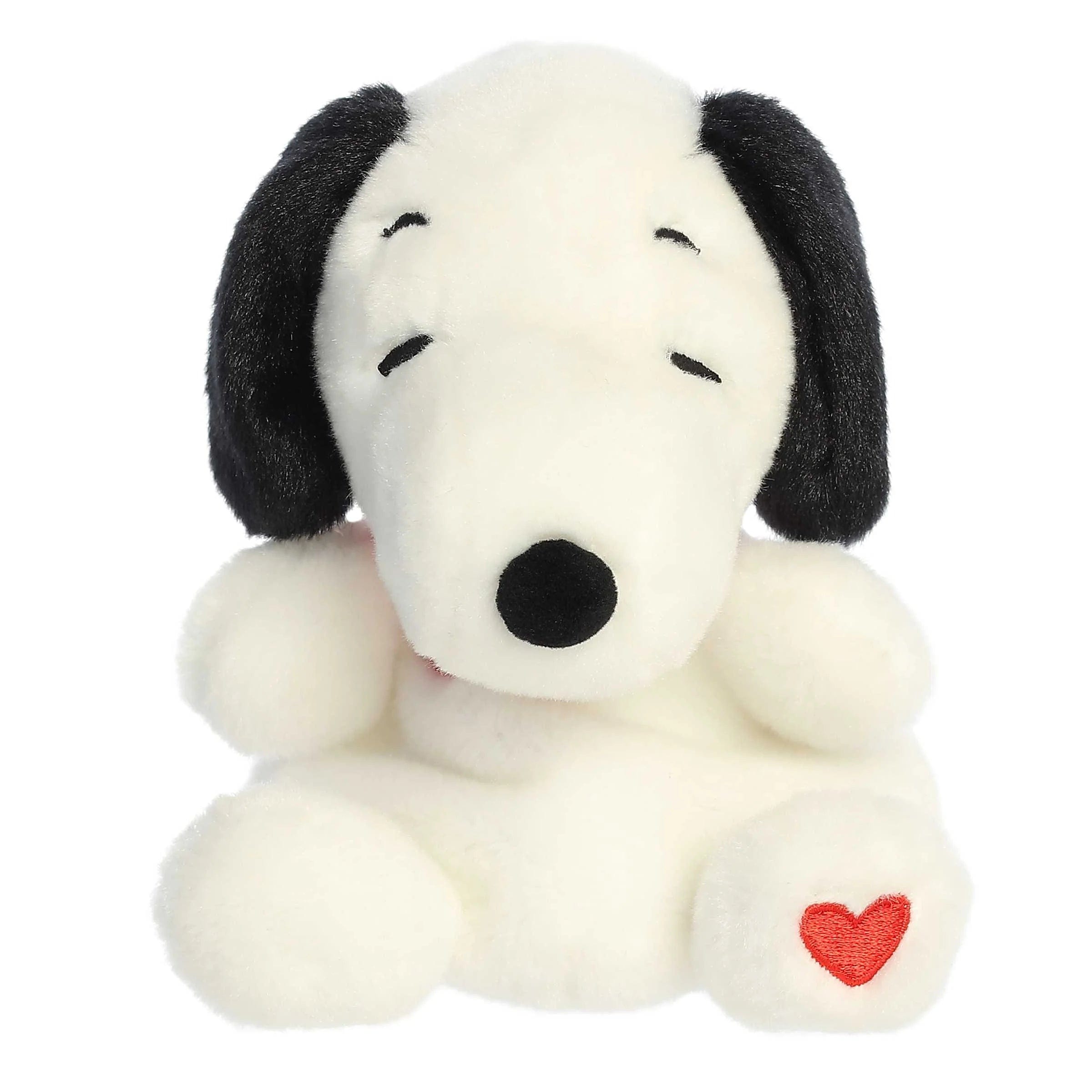 Aurora Peanuts Snoopy Hearts Palm Pal 5" Plush Kawaii Gifts