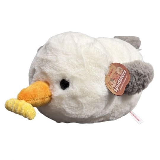 Aurora Spudsters 10" Animal Plushies: 2026 Collection Salty Seagull with Fry Kawaii Gifts 092943344730