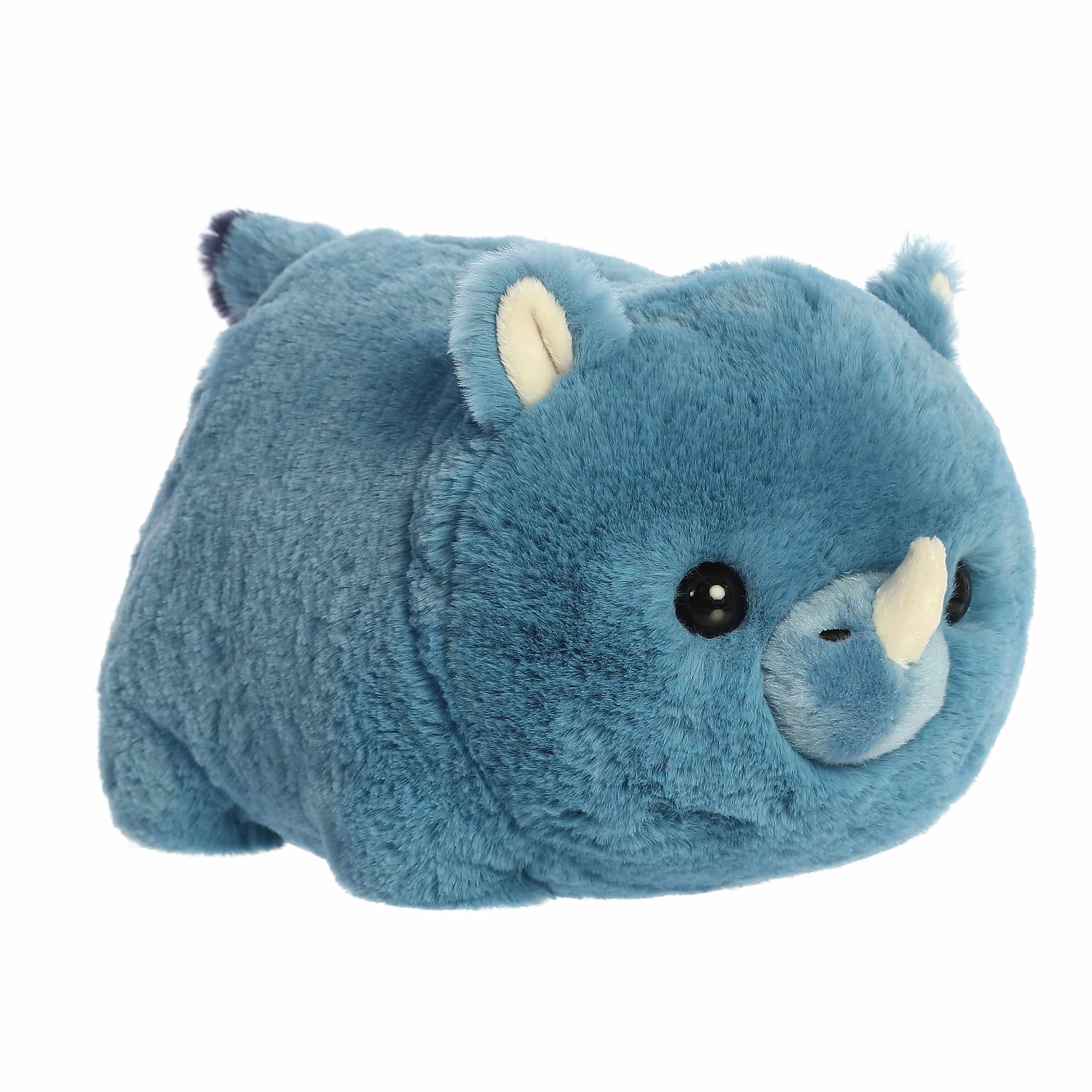 Aurora Spudsters 10" Animal Plushies Rio Rhino Kawaii Gifts 092943343917