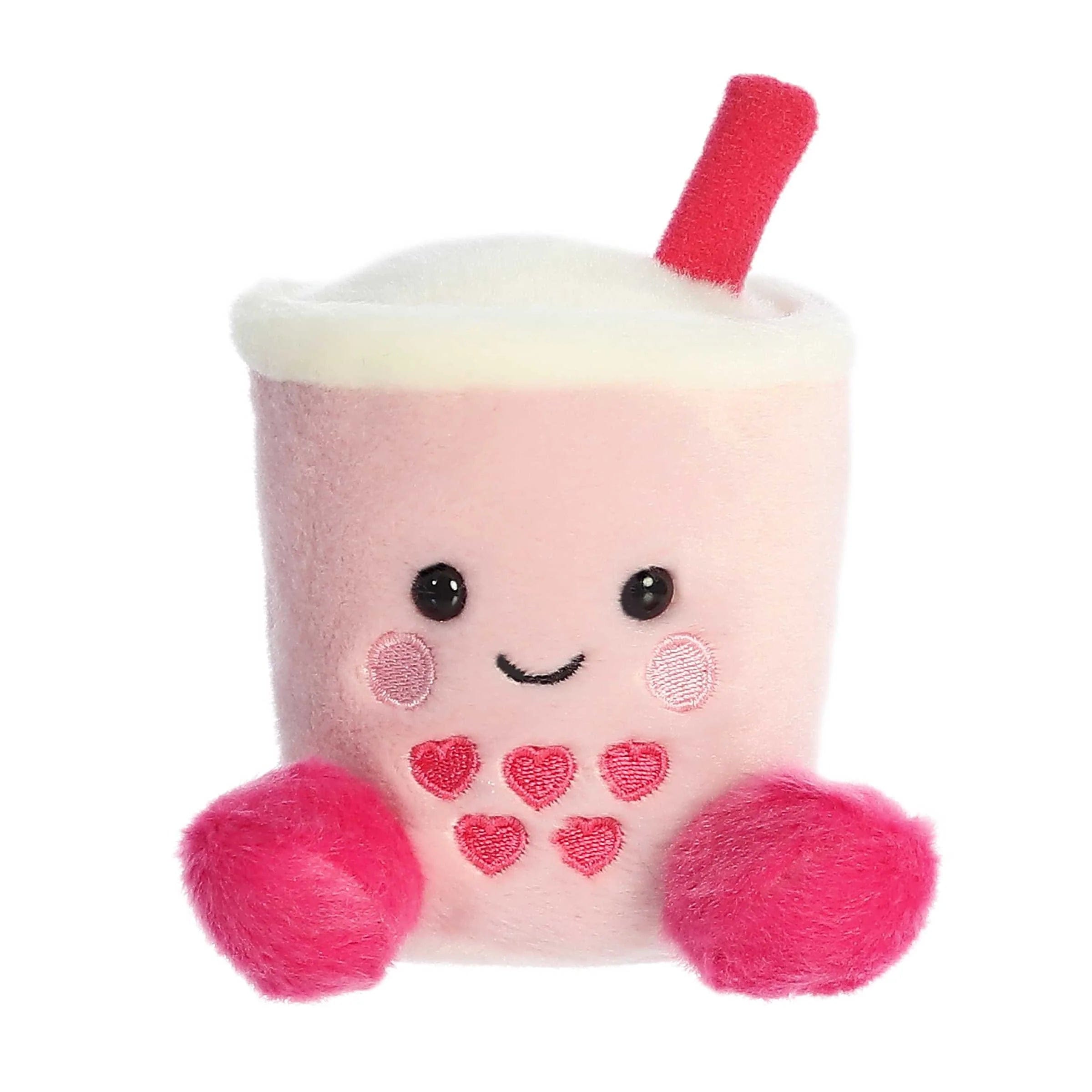 Aurora Tangy Heart Boba Palm Pal 5" Plush Kawaii Gifts