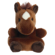 Aurora Truffle Brown Horse Palm Pal 5" Plush Kawaii Gifts 092943337633