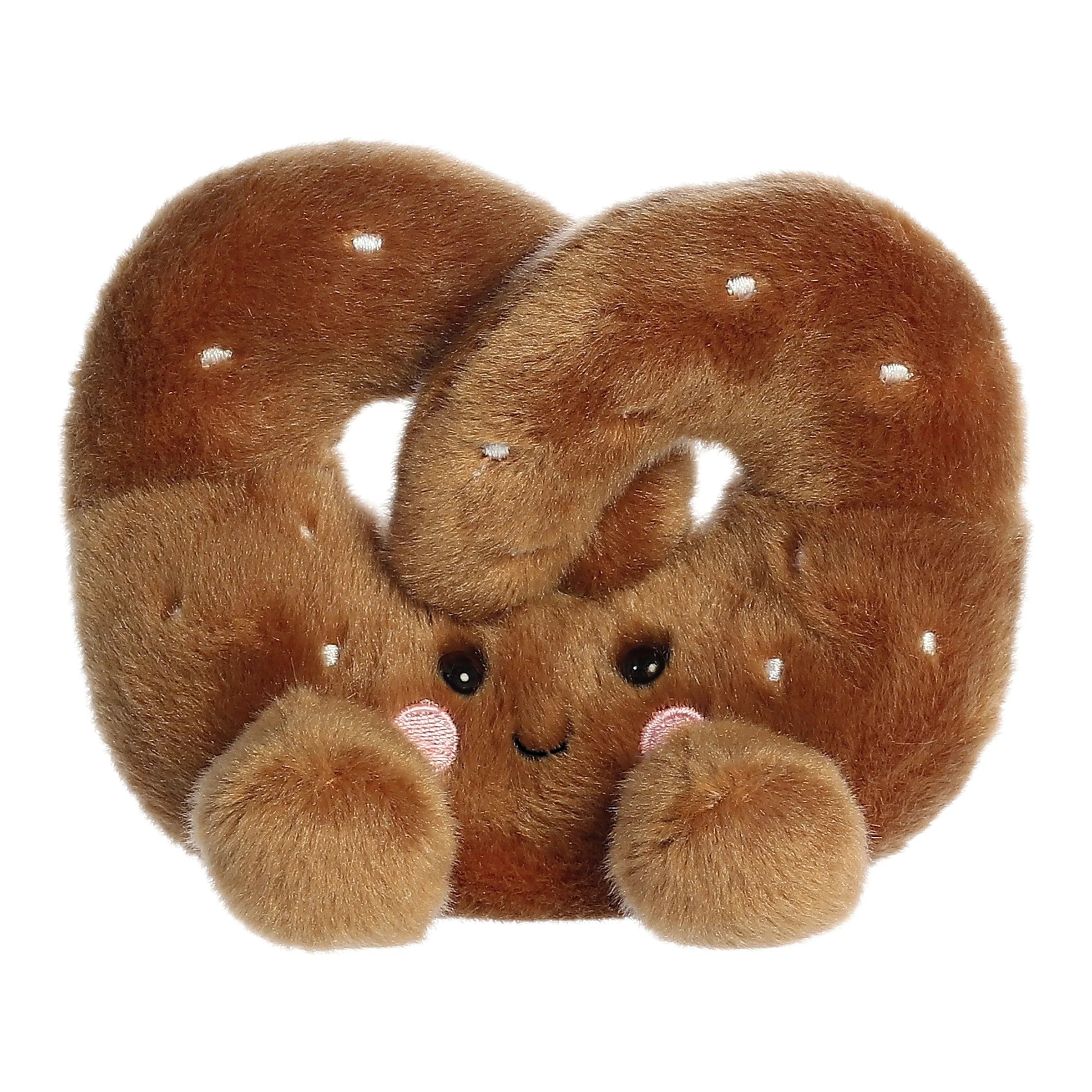 Aurora Twist Pretzel Palm Pal 5" Plush Kawaii Gifts 092943338852