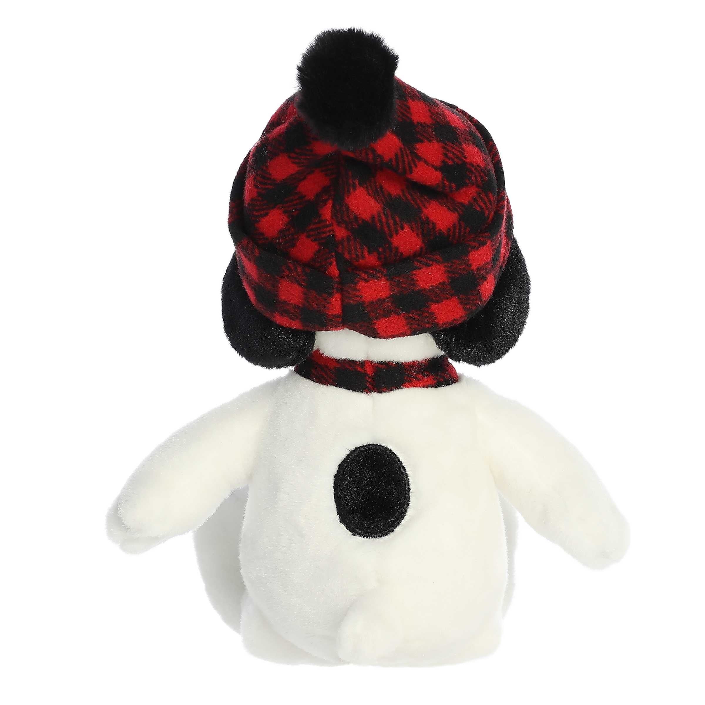 Aurora Winter Plaid Snoopy 11" Plush Kawaii Gifts 092943404601