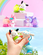 Banzai Living Sanrio Light It Up Lantern Keychains: Pochacco, My Melody, Kuromi, Cinnamoroll Kawaii Gifts