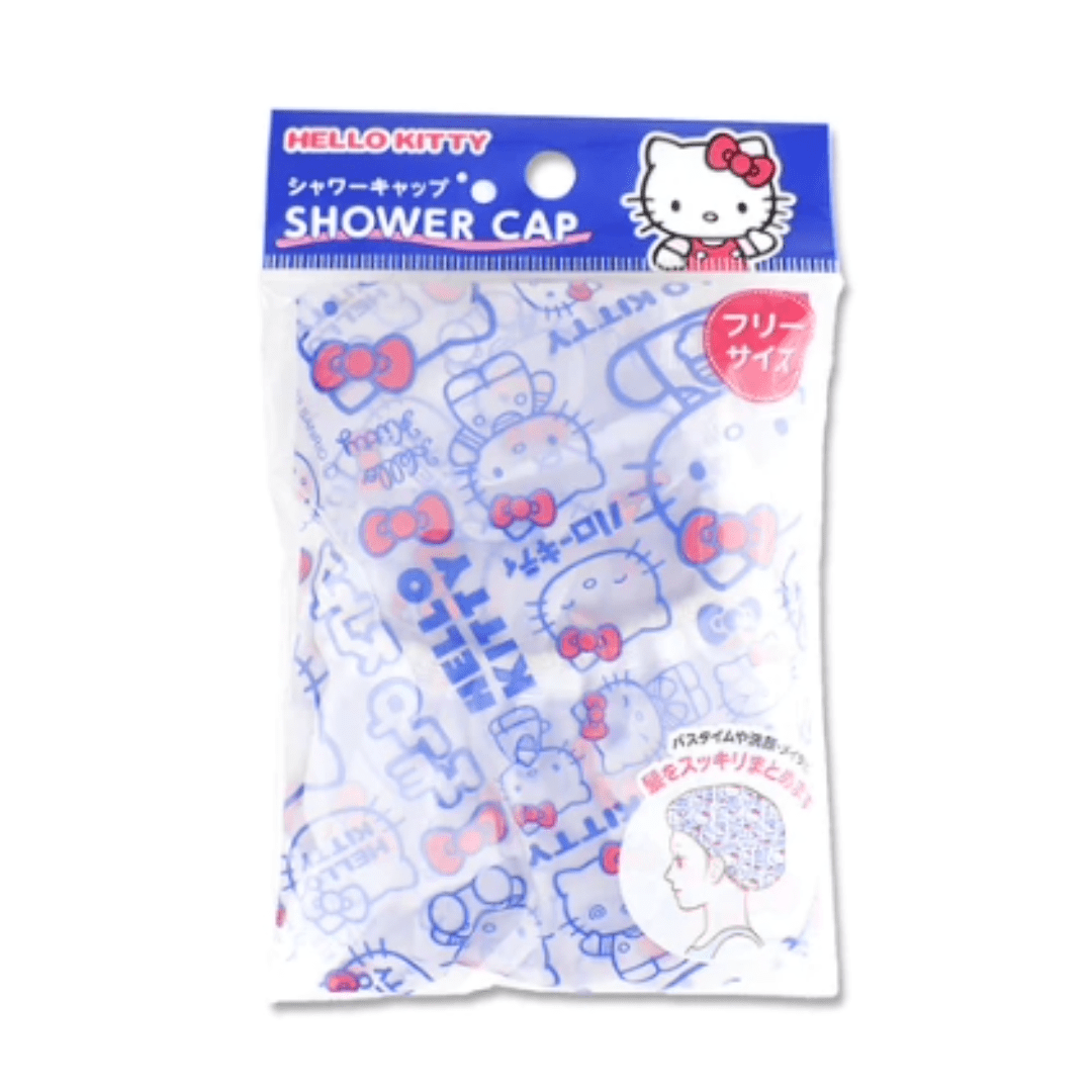 Banzai Living Hello Kitty & Kuromi Shower Caps Hello Kitty Kawaii Gifts 4573135607735