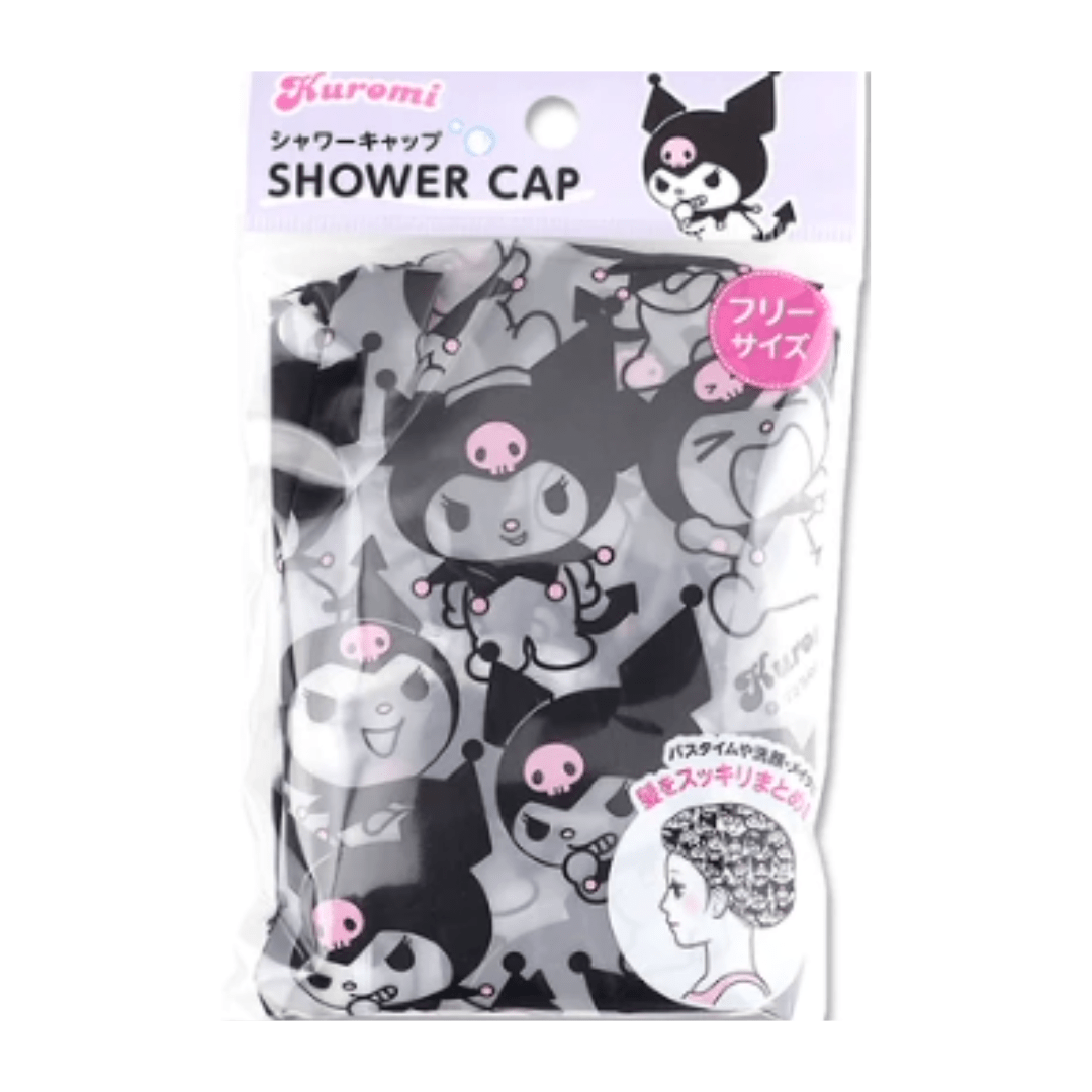 Banzai Living Hello Kitty & Kuromi Shower Caps Kuromi Kawaii Gifts 4573135607742