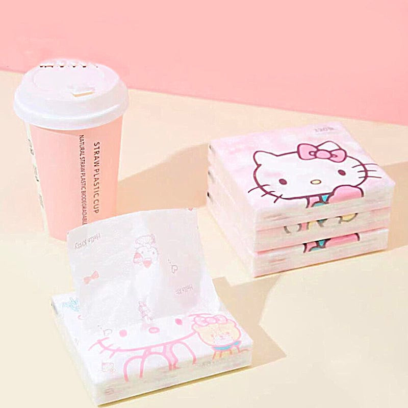 Banzai Living Hello Kitty Printed Pocket Tissue Packs Kawaii Gifts 6975320533412