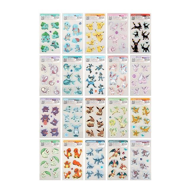 Banzai Living Pokemon Surprise Stickers Kawaii Gifts 8809394879474