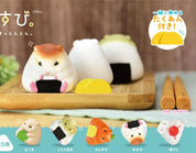 Banzai Living Take-Out Container Hamusubi Hamster Rice Balls with Pickled Radish Surprise Kawaii Gifts 4573553075581