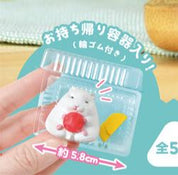 Banzai Living Take-Out Container Hamusubi Hamster Rice Balls with Pickled Radish Surprise Kawaii Gifts 4573553075581