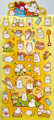 BCmini BUNNY GARDEN STICKERS Kawaii Gifts