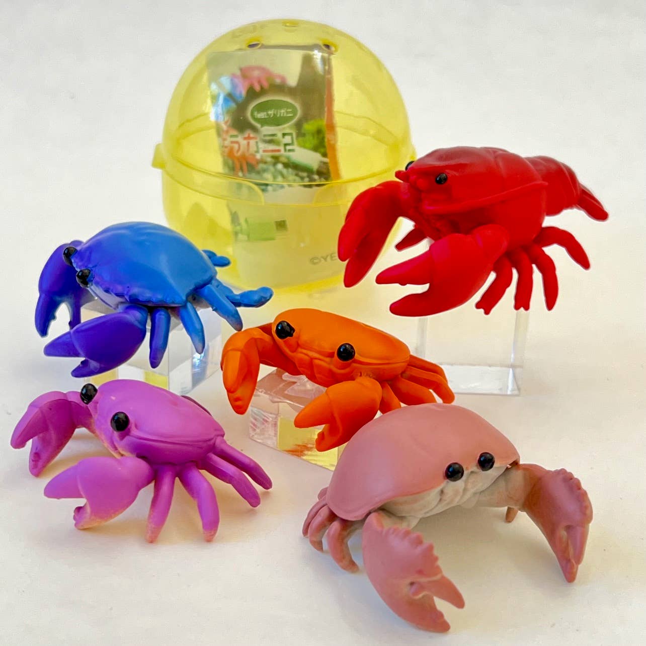 BCmini Cable Crab Figurine Capsule Kawaii Gifts 034466703038