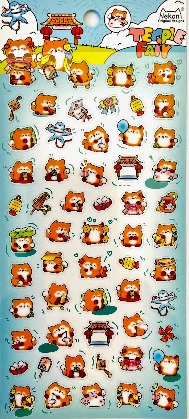 BCmini FOX PARTY STICKERS Kawaii Gifts