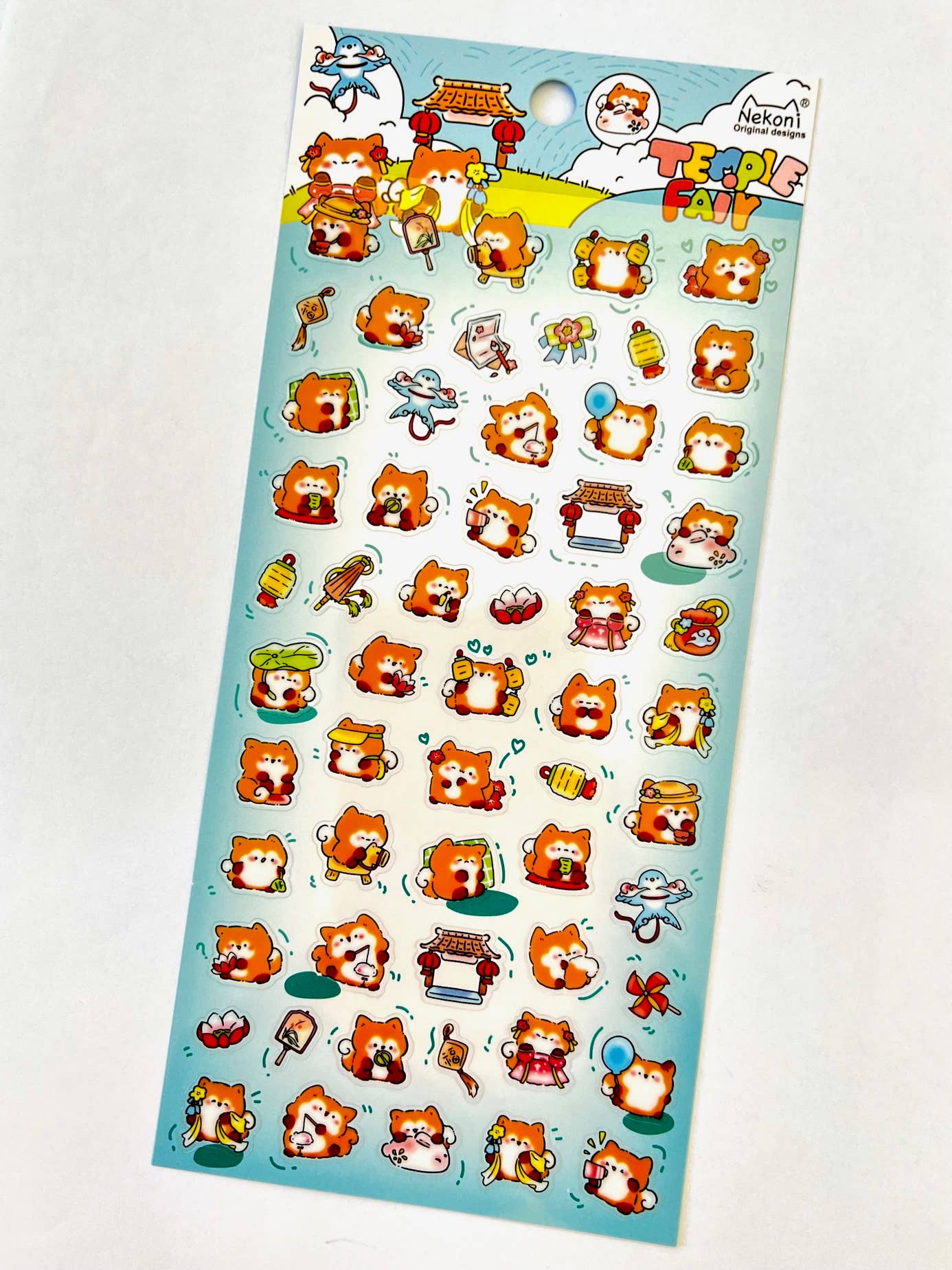 BCmini FOX PARTY STICKERS Kawaii Gifts