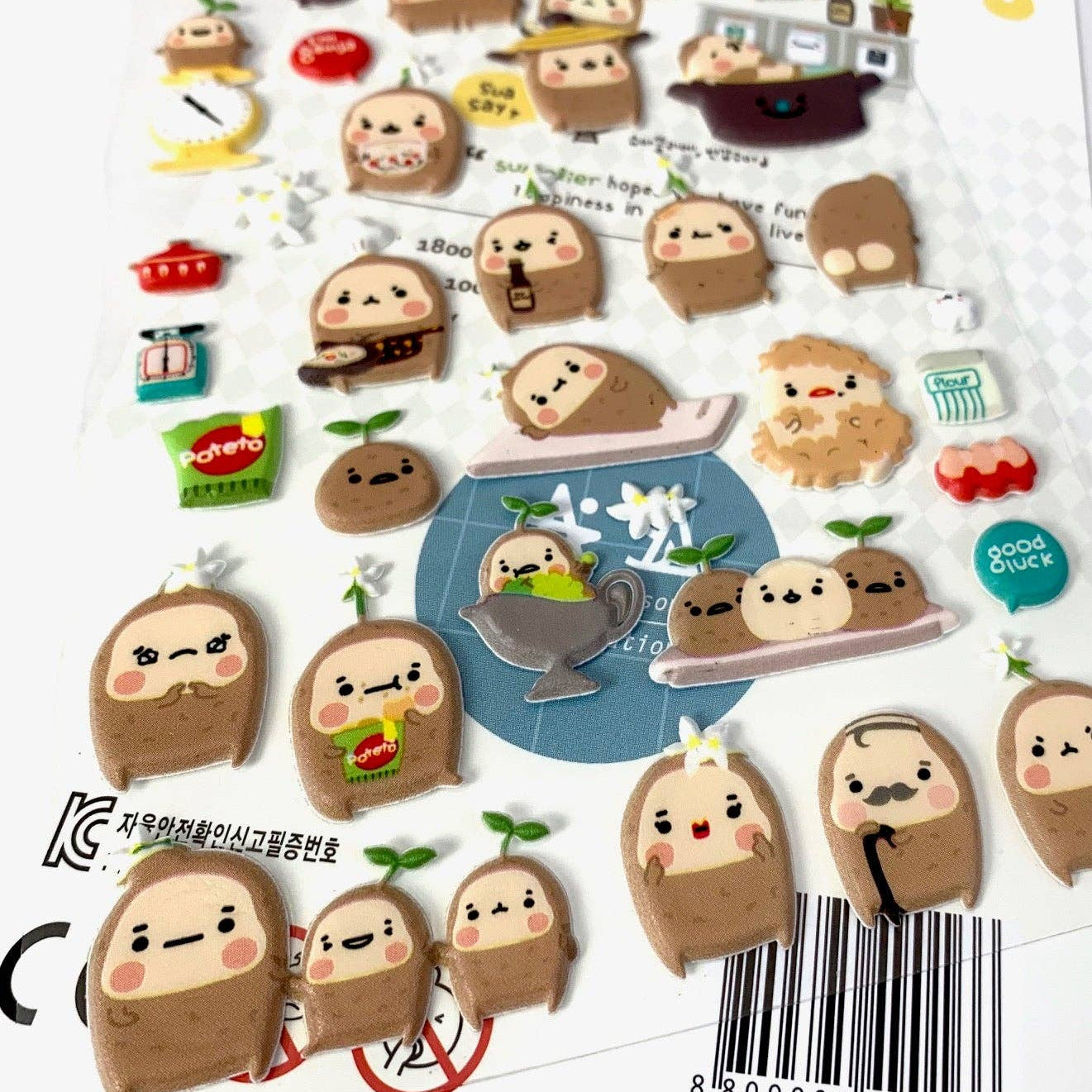 BCmini Gamja Stickers Kawaii Gifts