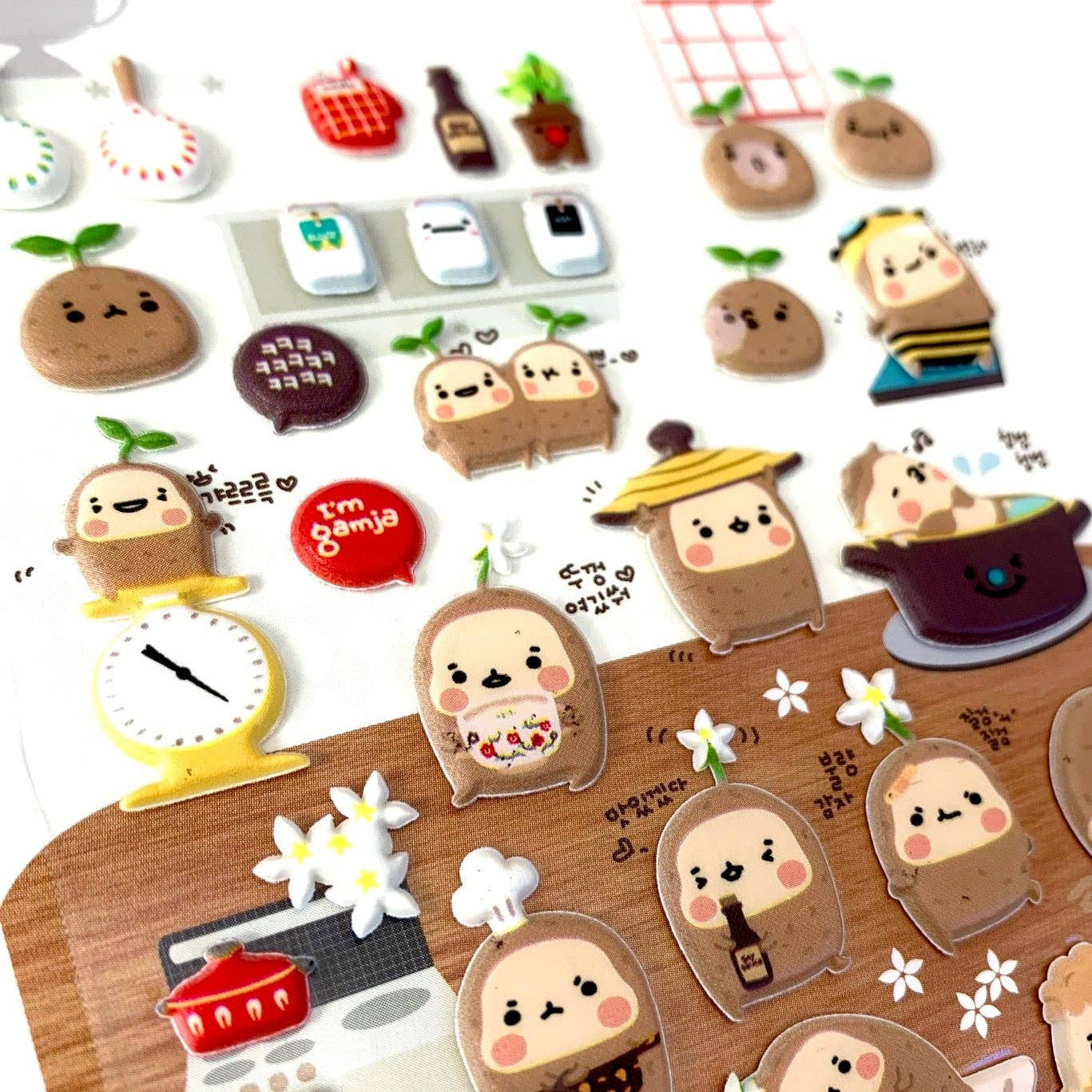 BCmini Gamja Stickers Kawaii Gifts