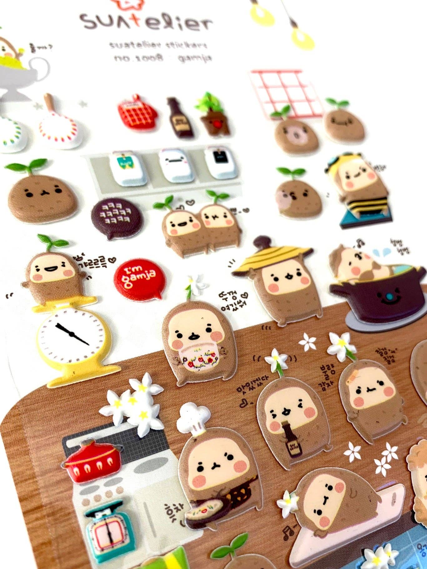 BCmini Gamja Stickers Kawaii Gifts