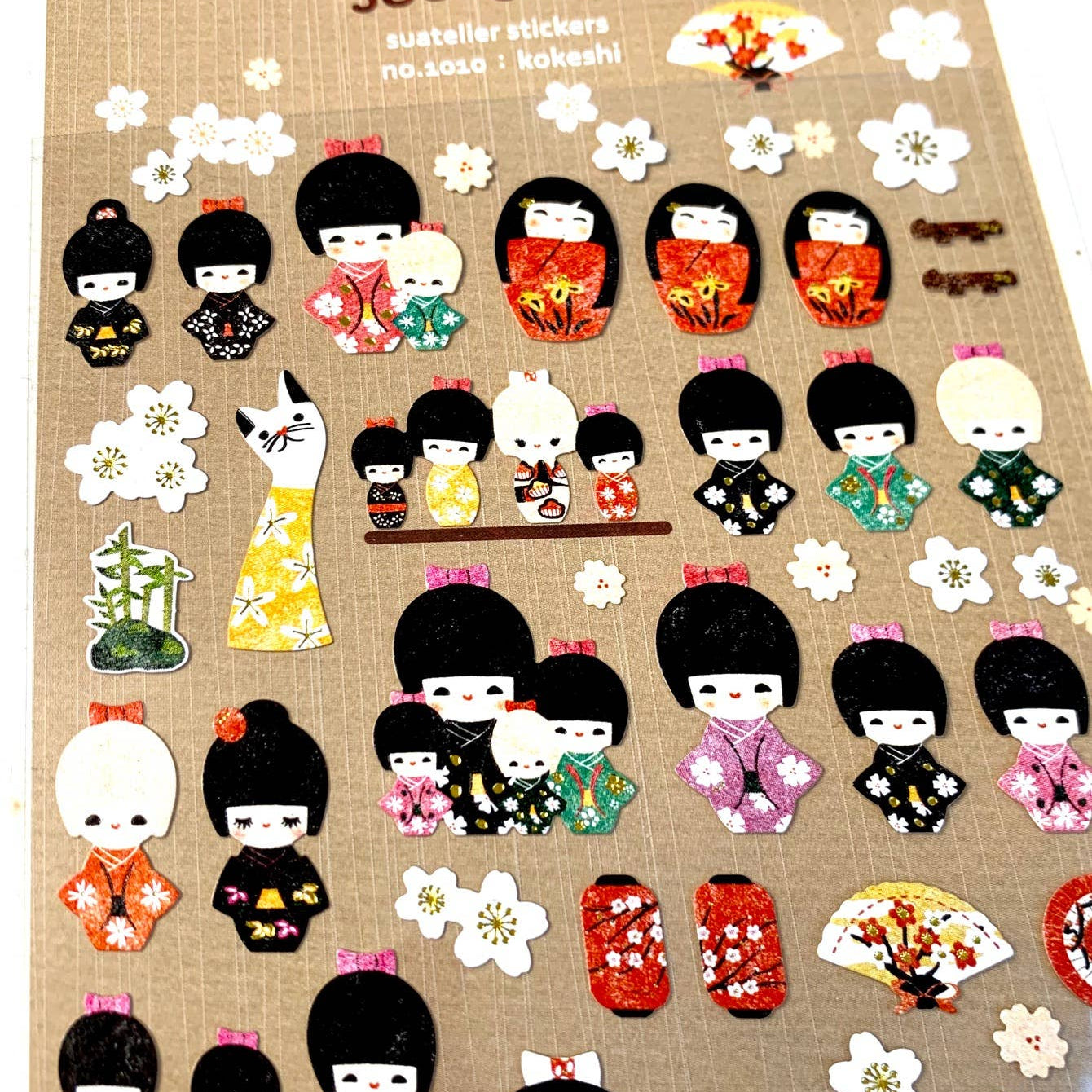 BCmini Kokeshi Stickers Kawaii Gifts