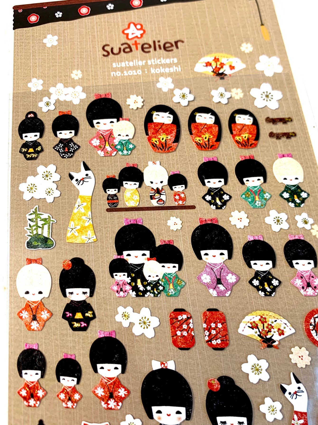 BCmini Kokeshi Stickers Kawaii Gifts