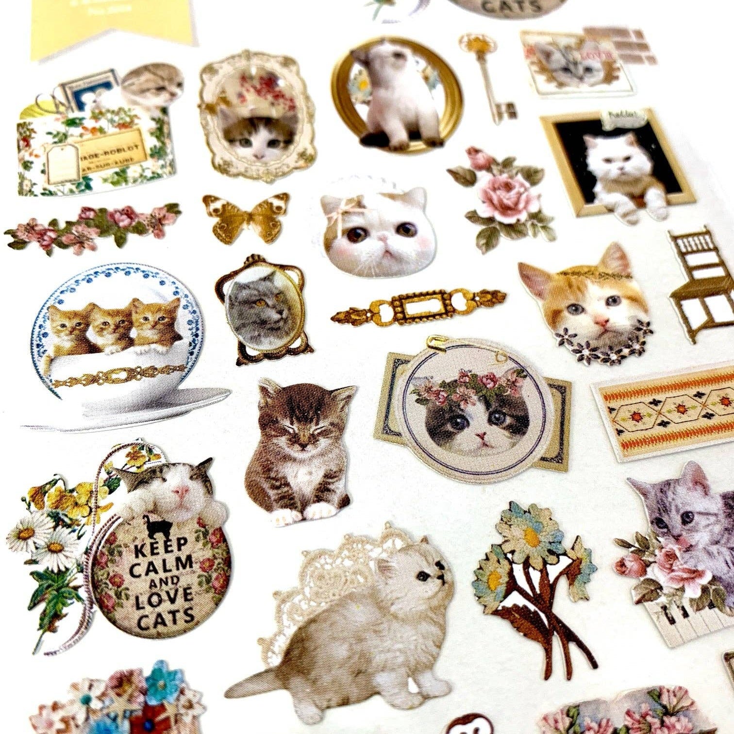 BCmini Lovely Cat Nylon Stickers Kawaii Gifts