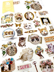 BCmini Lovely Cat Nylon Stickers Kawaii Gifts