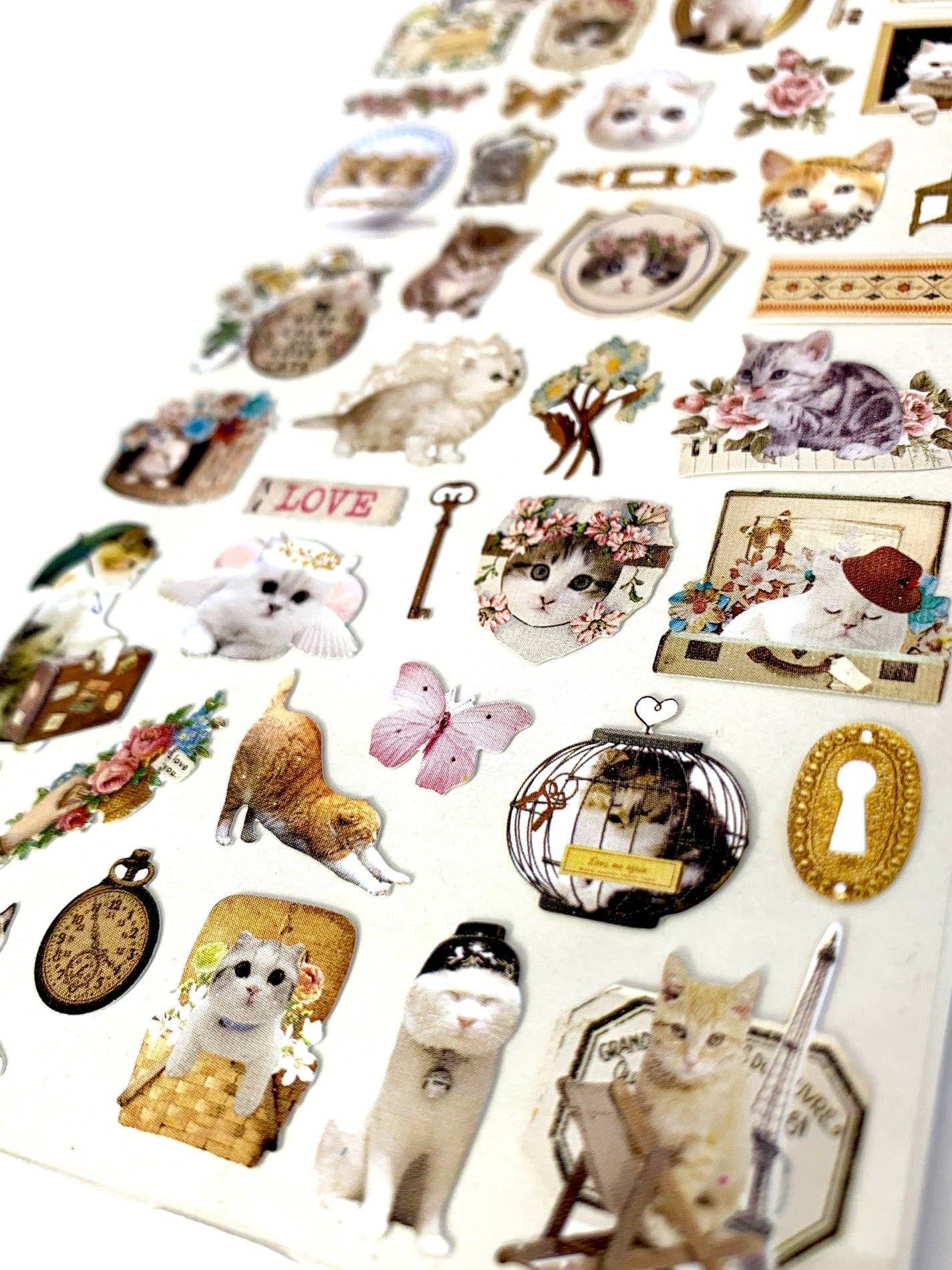 BCmini Lovely Cat Nylon Stickers Kawaii Gifts